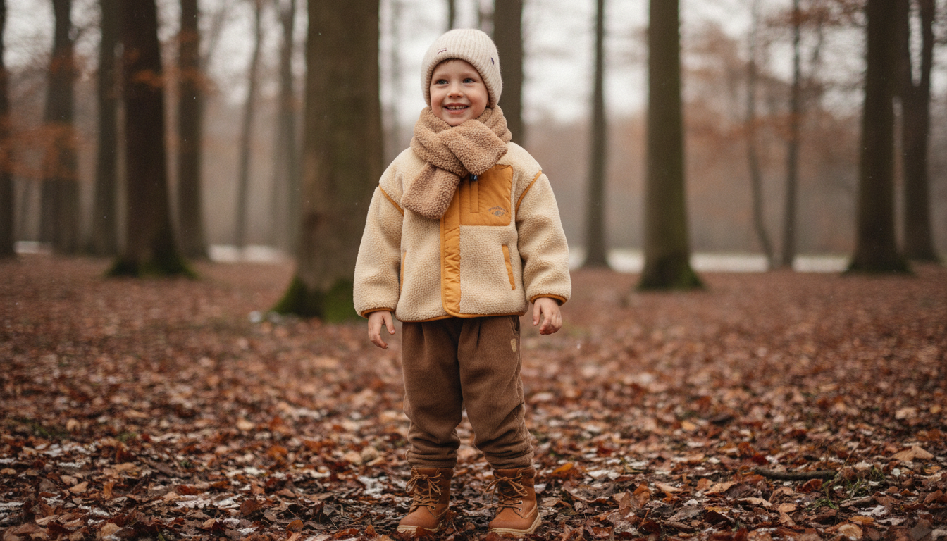 Kids’ Color Block Winter Coat: Warm Zip-Up Outdoor Layer