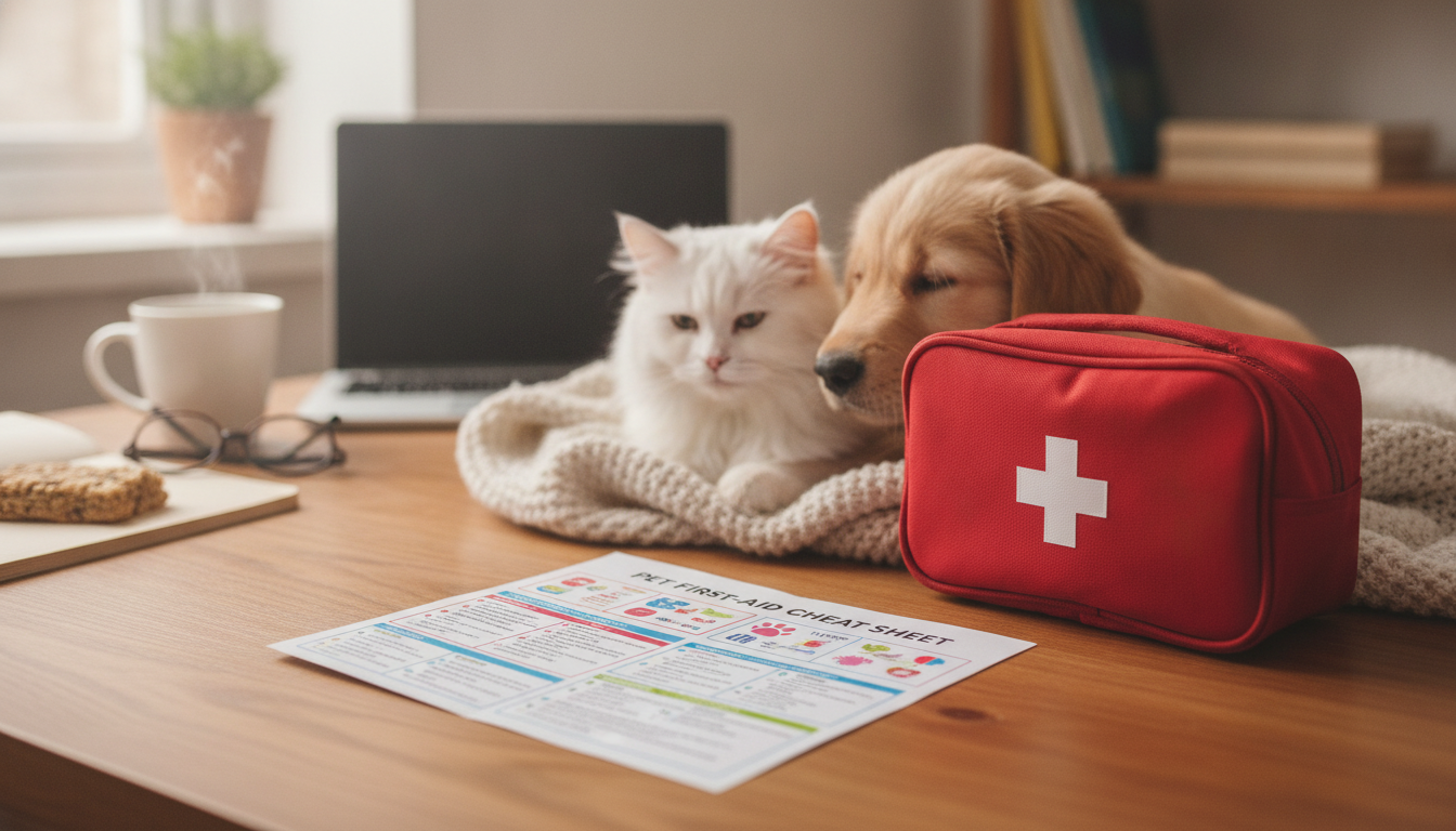 Printable Pet First-Aid Cheat Sheet for Dogs & Cats