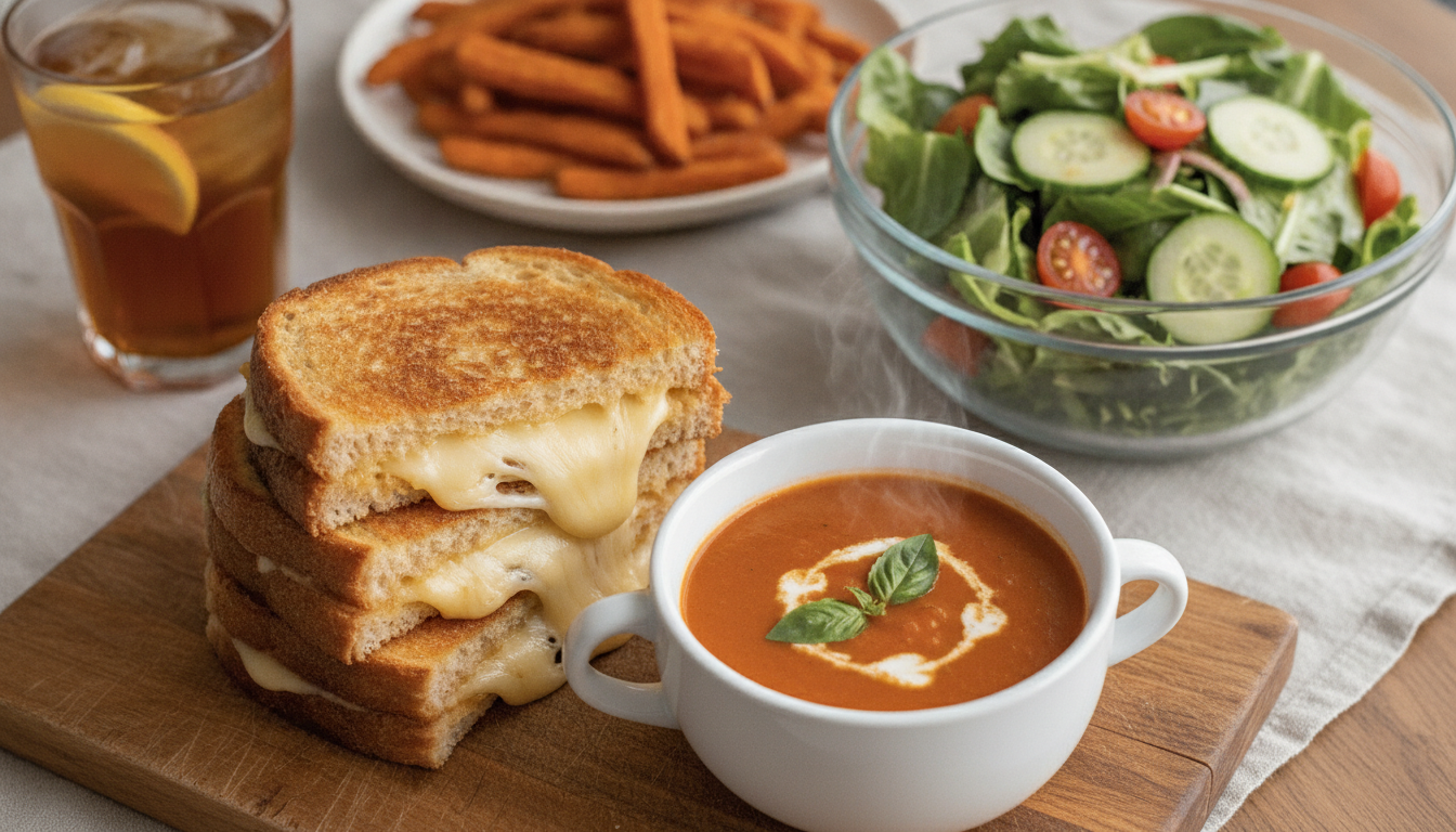 Best Sides for Grilled Cheese: Soups, Salads & More