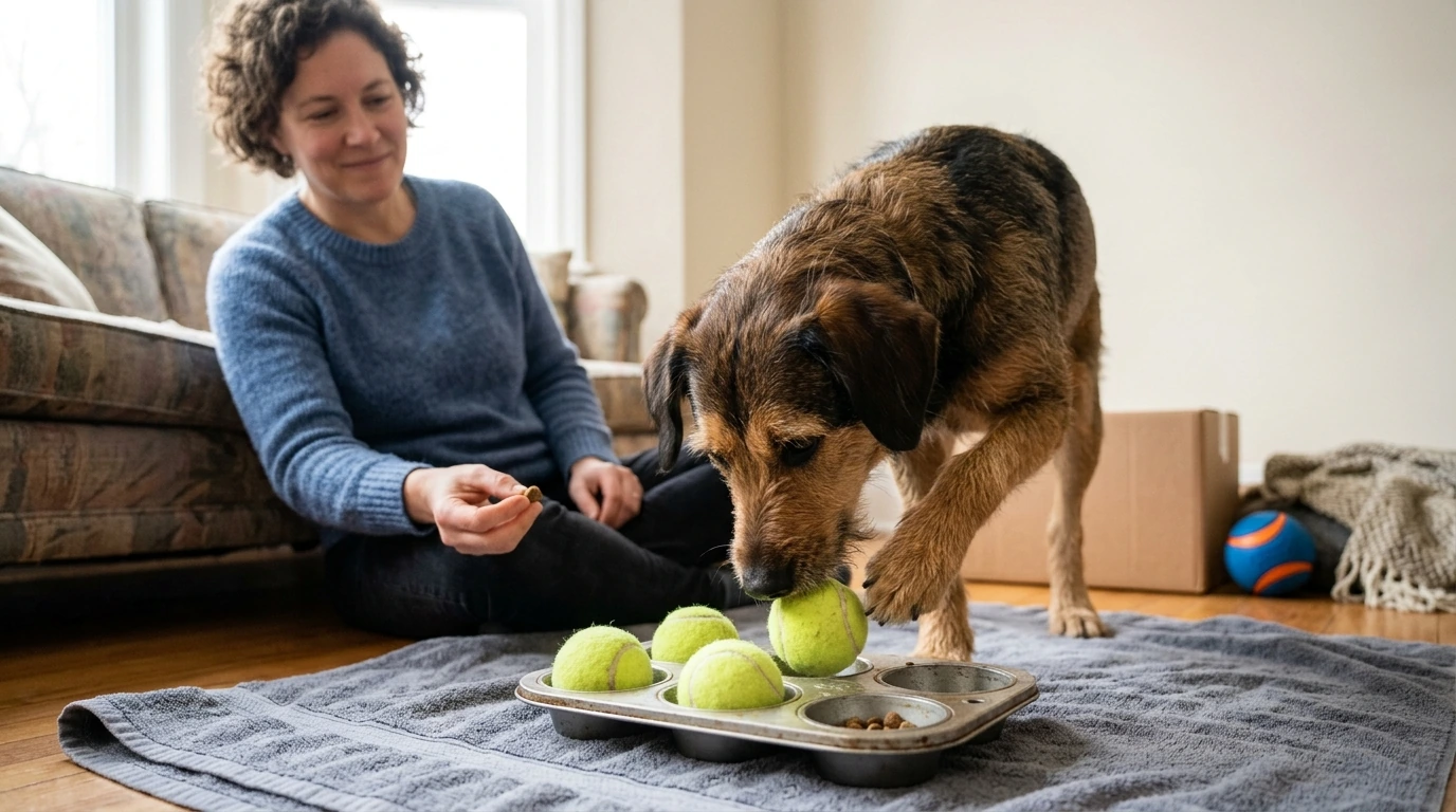 Dog Brain Games: Easy Puzzles for Calm Focus