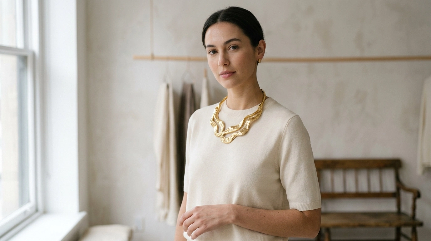 Statement Necklace Styling Shortcut: Neckline Pairing Guide