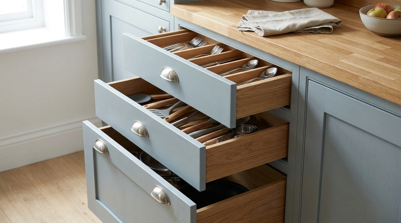 Kitchen Drawer Names: Utensil, Cutlery, Deep & Pull-Out