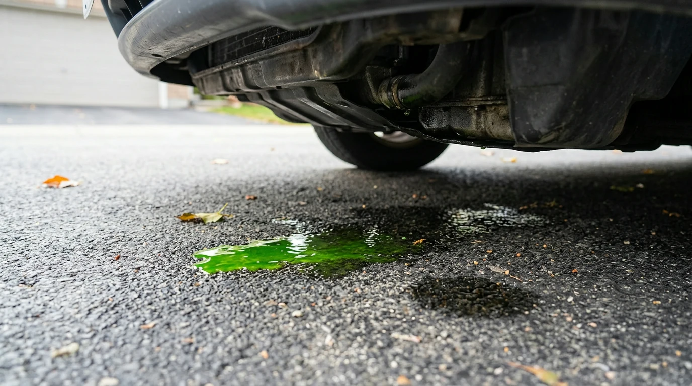 What Color Is Leaking Antifreeze? How to Tell