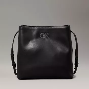 Calvin Klein Black Shoulder Bag: Easy Magnet Close