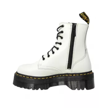 White Dr. Martens Women’s Ankle Boots: Fit & Styling