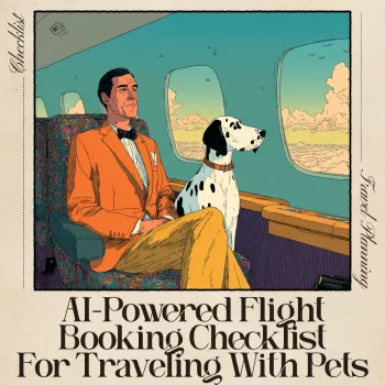 Pet-Friendly Flight Booking Checklist (AI-Style)