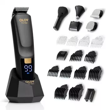 21-in-1 All-in-One Beard Trimmer Kit: Trim, Edge, Clean
